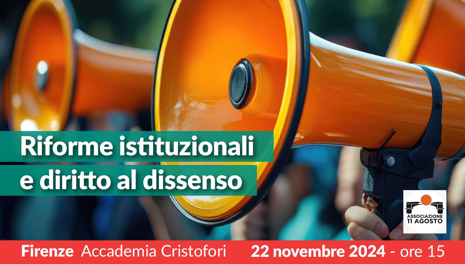 Riforme istituzionali e diritto al dissenso