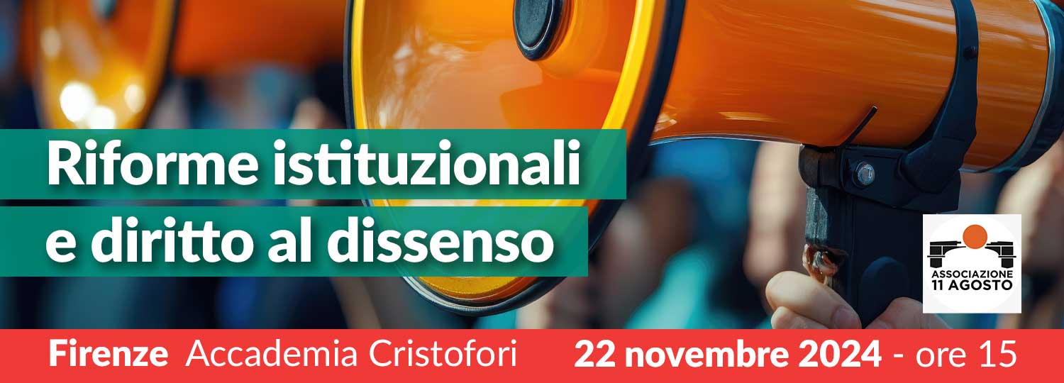 Riforme istituzionali e diritto al dissenso